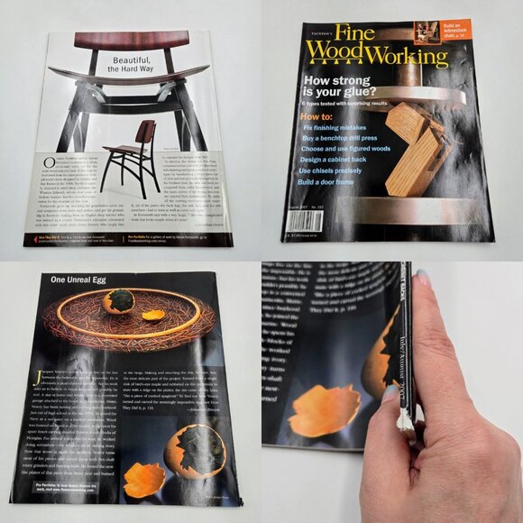 Tauton’s Fine Woodworking Magazine Lot February April June August October Decemb - Picture 15 of 15